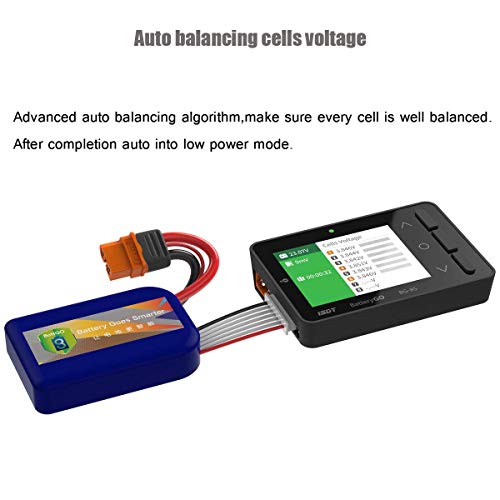 ISDT BattGo BG-8S Battery Meter, LCD Display Digital Battery Capacity Checker Battery Balancer Battery Tester for LiPo/LiFe/ Li-ion/NiMH/Nicd - Image 5