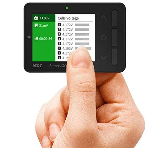 ISDT BattGo BG-8S Battery Meter, LCD Display Digital Battery Capacity Checker Battery Balancer Battery Tester for LiPo/LiFe/ Li-ion/NiMH/Nicd - Image 2