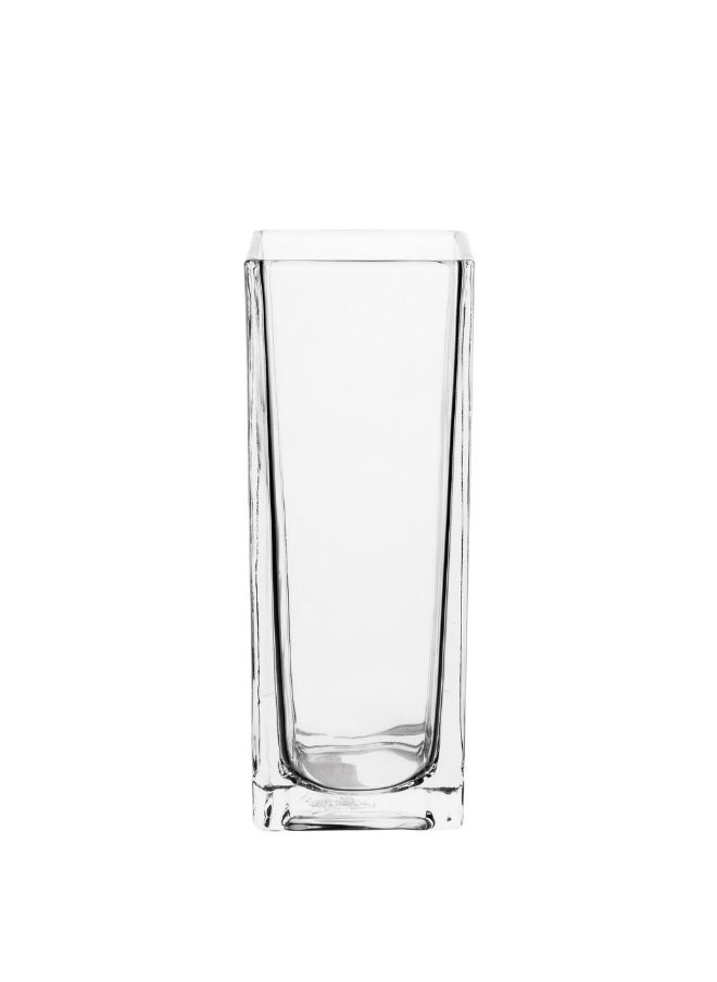 Gulf Flowers - Glass Vase Cube  Modern glass cube vase for contemporary floral displays - Image 1