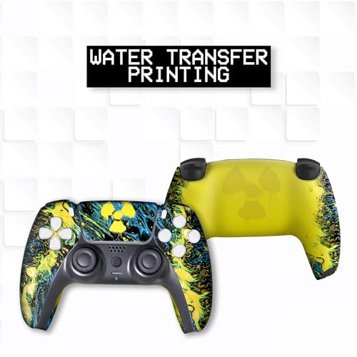 BABY CUDDLE BOX Radioactiive Custom PS-5 Controller Wireless compatible with Play-Station 5 Console by BCB Controllers | Proudly Customized in USA with Permanent HYDRODIP Printing(NOT JUST A SKIN)(MODDED) - Image 2