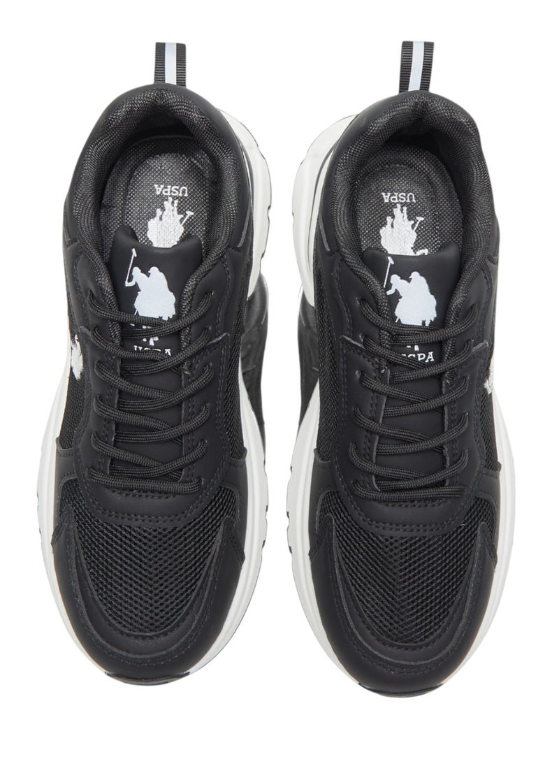 U.S. Polo Assn. - Women's Black Sneakers - Bold Rugged Style with Durable Sole for Outdoor Wear - Image 1