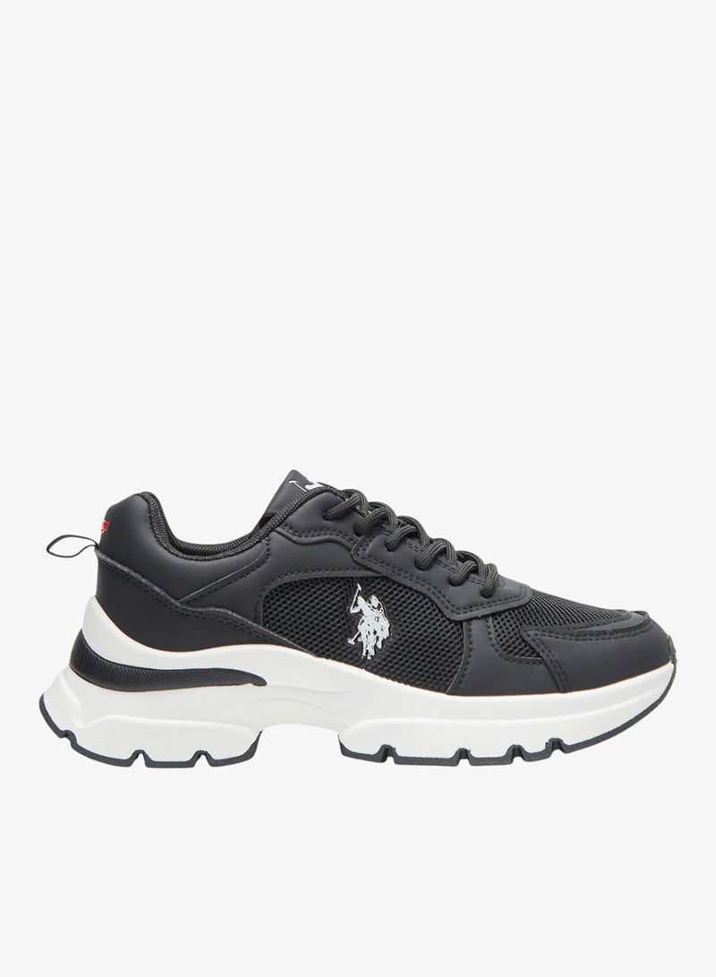 U.S. Polo Assn. Women's Black Sneakers - Bold Rugged Style with Durable Sole for Outdoor Wear - Image 1