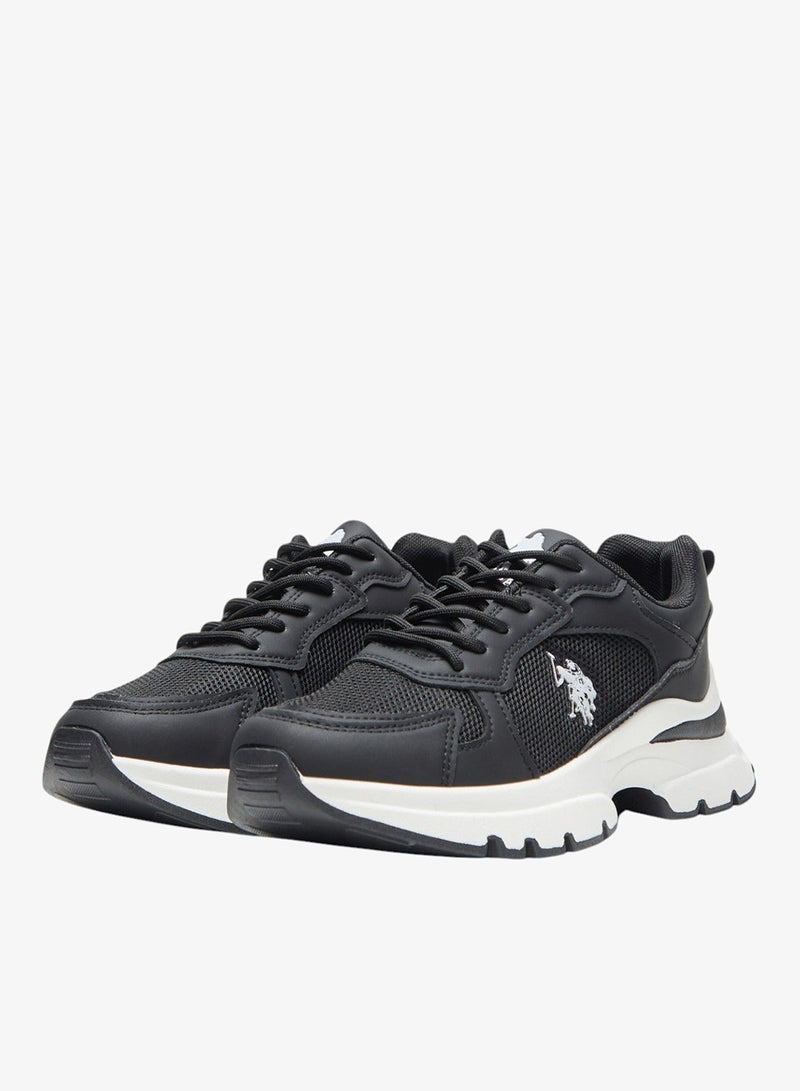 U.S. Polo Assn. Women's Black Sneakers - Bold Rugged Style with Durable Sole for Outdoor Wear - Image 2