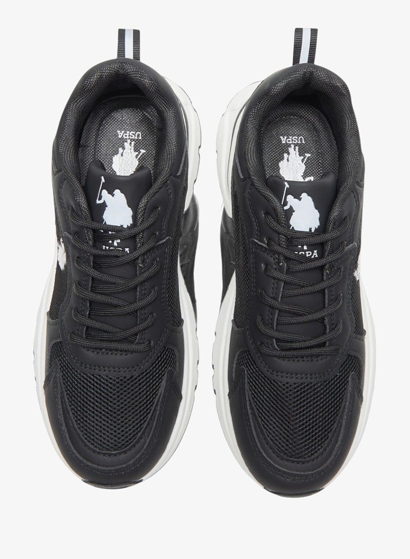 U.S. Polo Assn. Women's Black Sneakers - Bold Rugged Style with Durable Sole for Outdoor Wear - Image 3