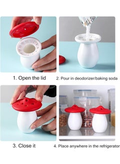 KPS KPS Refrigerator Odor Remover Fridge Odor Absorber Baking Soda Holder Container Smell Remover Refrigerator Odor Eliminator Pack of 1Multicolor  - Image 5