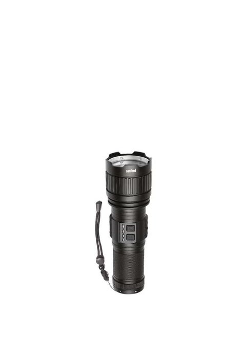 Radiant V2 Tactical Camping Light, High-Performance 60W Laser LED Flashlight with 2600m Range and Power Bank Function