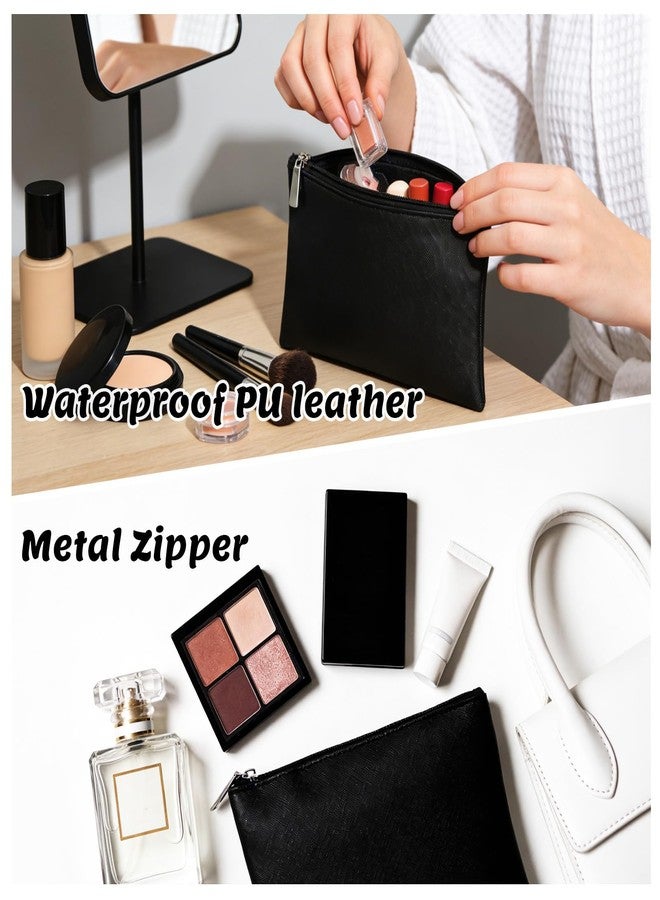 Gvhntk Makeup Bag Small Cosmetic Bag for Purse, Black, Large,Small, Small Makeup Bag for Purse - Image 4