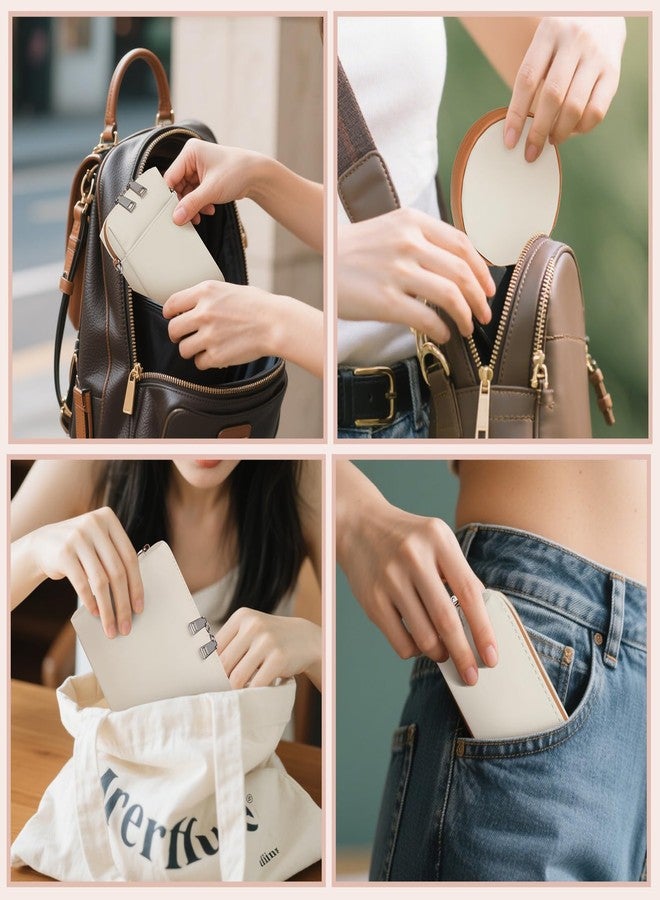 جوي واي حزام كتف قابل للفصل من جوي واي لحقيبة مستحضرات التجميل للسفر، أحزمة كتف بديلة عريضة لحقائب كروس بودي (بيج) - Image 3