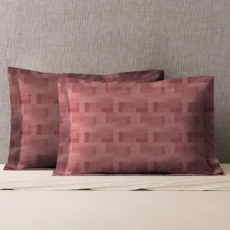 Trident Soft Comfort Pillow Covers Set of 2, 100% Cotton Pillow Covers, 210 TC, Soft and Breathable, Standard Size (46 cm x 69 cm) - Adam - Image 1