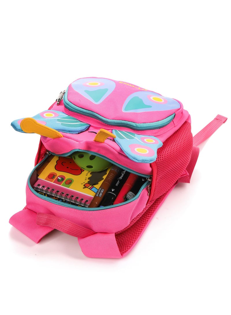 Excefore حقيبة ظهر للأطفال مع حزام، حقيبة صغيرة للأطفال من سكيب هوب، حقيبة كتب للأطفال مع سلك مقاوم للفقد، حقيبة ظهر لطيفة مع حزام، حقائب غداء لرياض الأطفال لحملها أثناء المشي والسفر للأطفال - Image 4