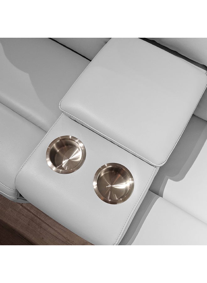 Home Box أريكة جوردان المصنوعة من القماش ذات المقعدين مع حاملات أكواب 96 × 101 × 152 سم  - Image 5