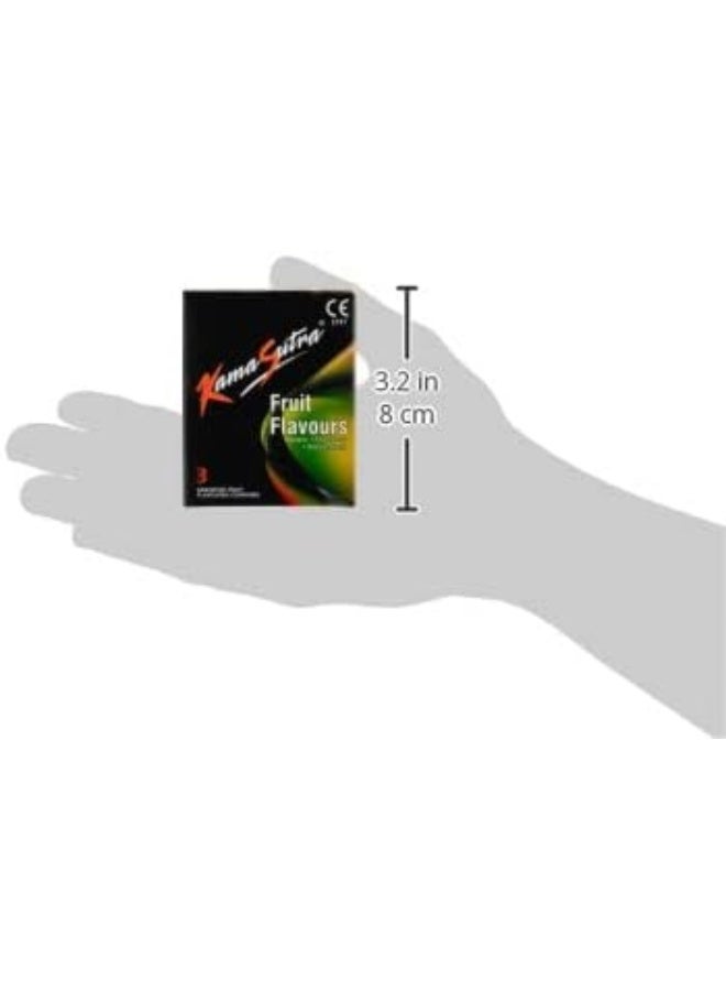 Kamasutra Fruit Flavour Condoms Pack Of 3 - Image 5