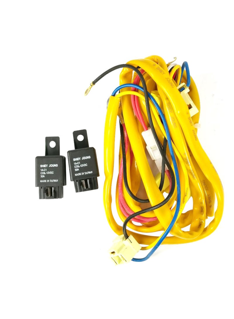 Loquat H4/100W Dual Light Headlamp Bulb Tune-Up Kit with Wiring Harness - Image 2