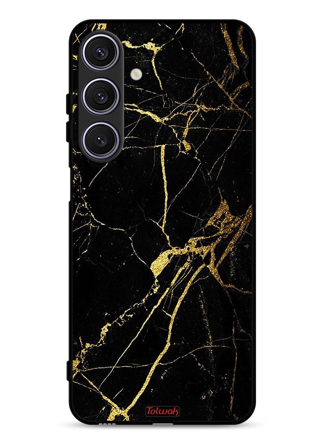 Tolwak Samsung Galaxy A26 Protective Case Cover Crack Marble - Image 1