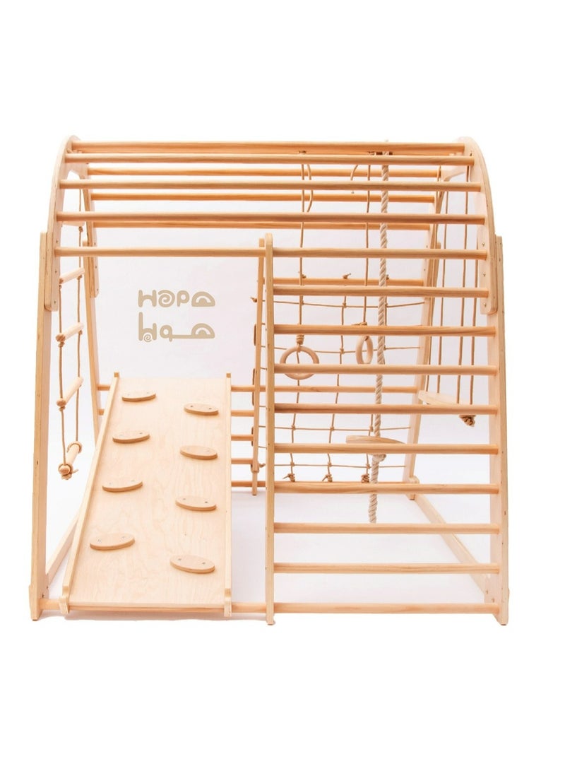 Hopa Design Indoor Play Gym - Wooden Climber - Image 1