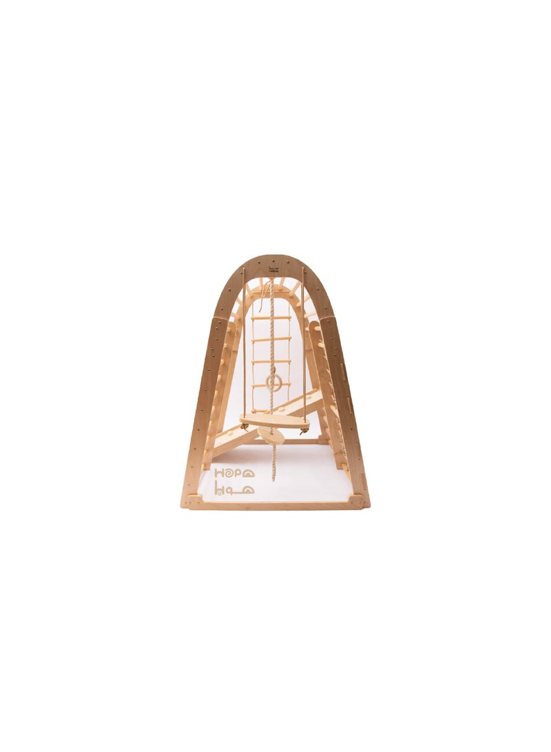 Hopa Design Indoor Play Gym - Wooden Climber - Image 5