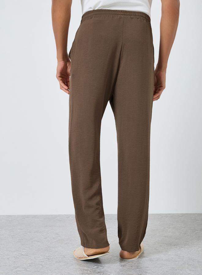 Styli Men Textured Pyjama With Drawstring - Image 4