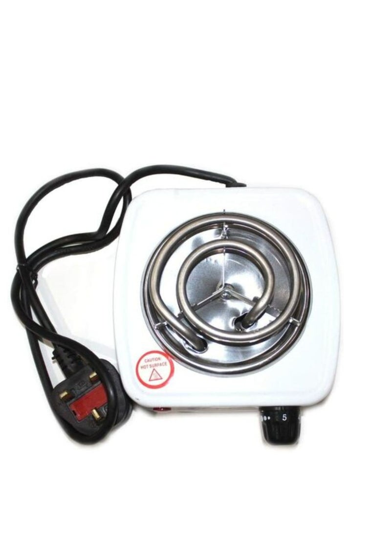 Generic Single Burner Electric Stove 500W White/Black 