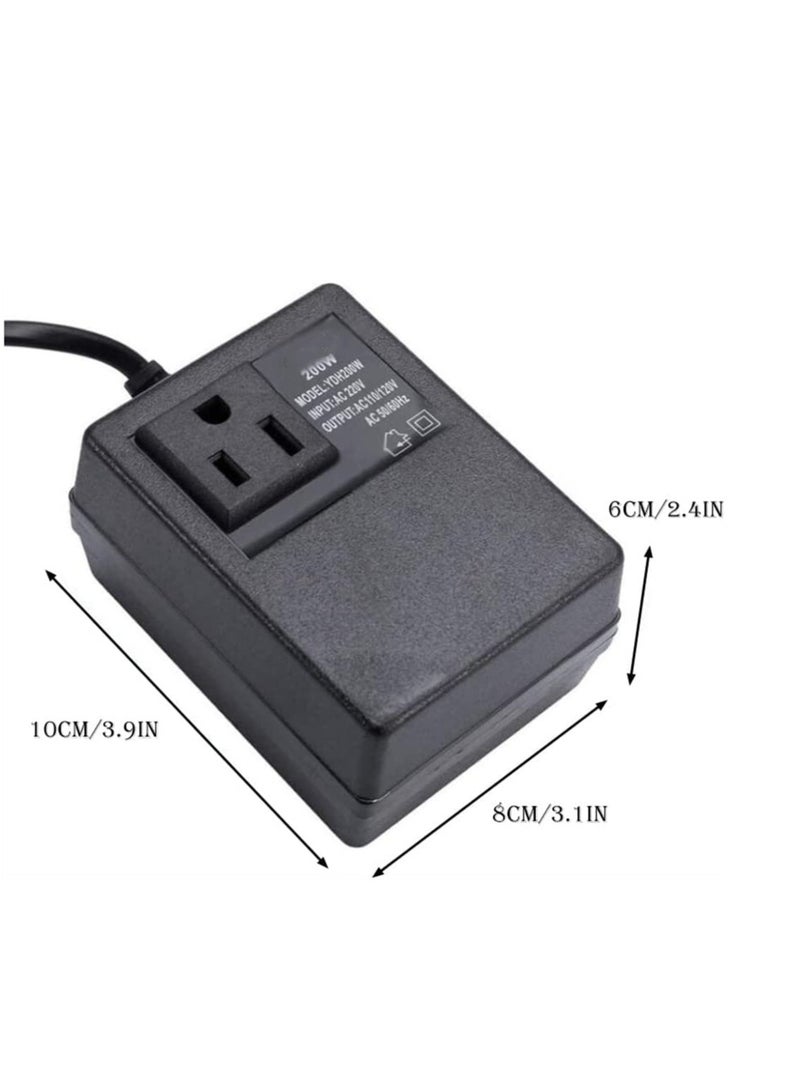 SYOSI 220V To 110V Voltage Converter Travel Power Adapter Step Down Voltage Converter 220V to 110V Transformer for Hair Straightener TVs Laptops - Image 5