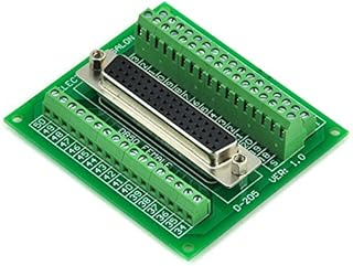 Electronics-Salon D-SUB DB50 Female Header Breakout Board, Terminal Block, Connector. - Image 1