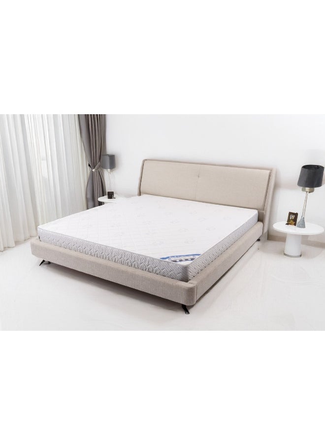 Almutlaq Furniture - Medi Foam Mattress - High Density Foam Mattress That Promotes Healthy Rest For Medical Needs With Firm Support For Spinal Alignment - King Size 200x180x15 CM - Colour White Grey - Image 1