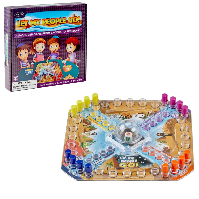 Rite Lite Let My People Go Jewish Board Game Judaica Gifts for Kids Holiday Party Favors Judaism Game Up to 4 Players A Perfect FamilyFriendly Party Game Fun Educational - Image 2