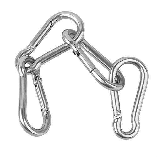 YuCool 12 Pcs Lanyard Safety Rope,YuCool 2mm 316 Stainless Steel Rope with 4 Pcs Hoist Buckle for Preventing Loss and Hanging Modern Lights - Image 3