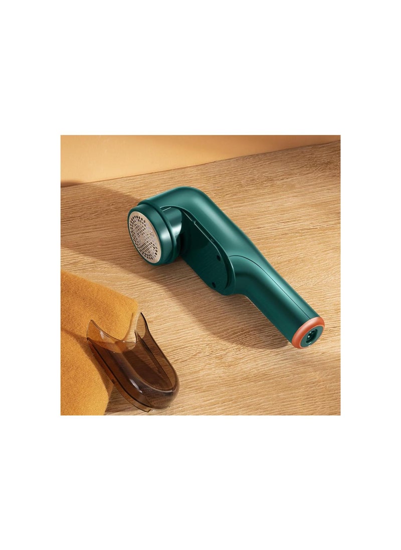 Generic - Scrubbeeze Lint Remover - Scrubbeeze Lint Buster, Digital Power Display Lint Remover, Electric Lint Remover Rechargeable, Fabric Shaver and Lint Remover (Green+White) - Image 1