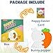 PETBSNVB Easter Bunny Poppers Bunny Carrot Pop Bubble Fidget Sensory Toy Puzzle Popper Easter Gifts for KidsToddler Easter Basket for Toddlers Girl Easter Toys Stocking Easter Basket Stuffers White - Image 3