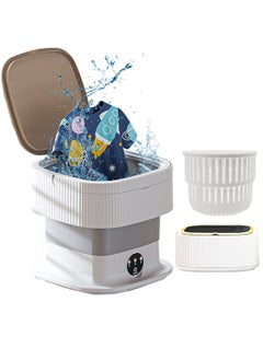 10L Mini Washing and Drying Washing Machine, Special Folding Washing Machine for Baby Underwear