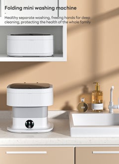 Sharpdo 10L Mini Washing and Drying Washing Machine, Special Folding Washing Machine for Baby Underwear  - Image 3