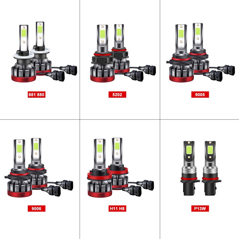 H8/H11 LED Headlight Bulbs,30W 3000 Lumens Super Bright LED Headlights Conversion Kit IP68 Waterproof,Pack of 2 - Image 2