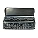 UHANBUT Bling Coin Holder for Car Portable Crystal Rhinestone Automotive Coin Change Organizer with 4 Compartments Universal Sparkling Cars Storage Box Money Dispenser for Vehicles Black - Image 2