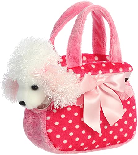 Aurora® Fashionable Fancy Pals™ Fancy Pink Polka Dot™ Stuffed Animal - On-The-go Companions - Stylish Accessories - 8 Inches - Image 2