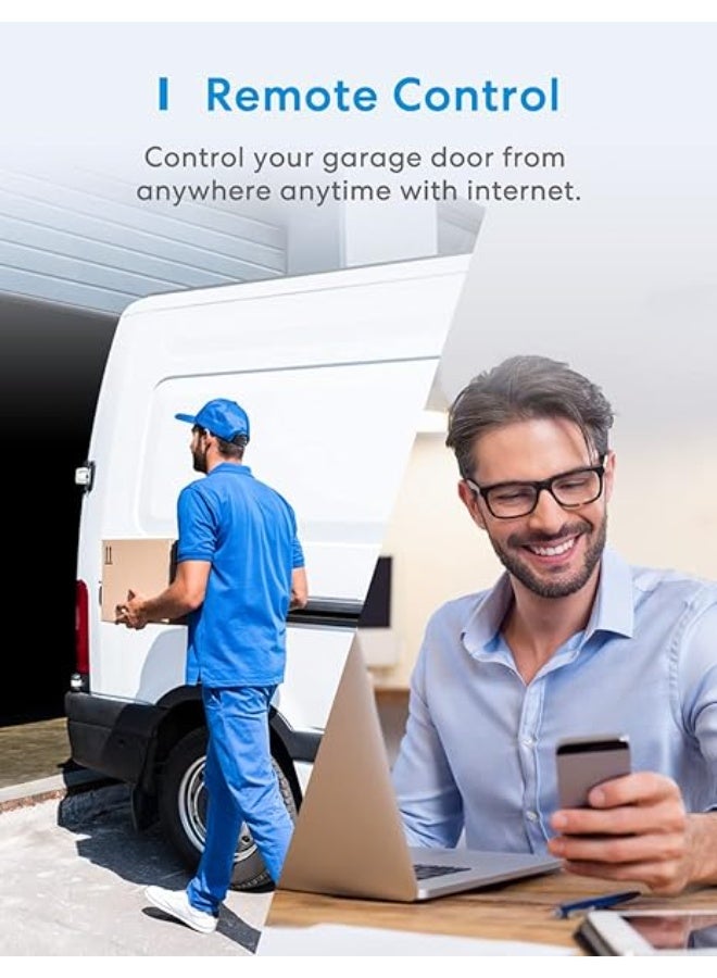 Meross Smart Garage Door Opener, Voice/Remote Control, Compatible with Apple - Image 3
