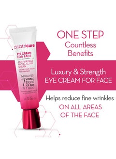 CICATRICURE Cicatricure Eye Cream for Face: 7-in-7 Anti-Wrinkle, Peptides & Vitamins Reduce 7 Aging Signs in 7 Days, Hydrating, Oil-Free, 1oz  - Image 3