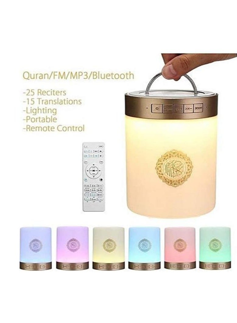 ELTRAZONE SQ-112 مكبر صوت قرآن محمول بتقنية البلوتوث مع إضاءة LED: تعزيز تجربة تلاوة القرآن أثناء التنقل - Image 3