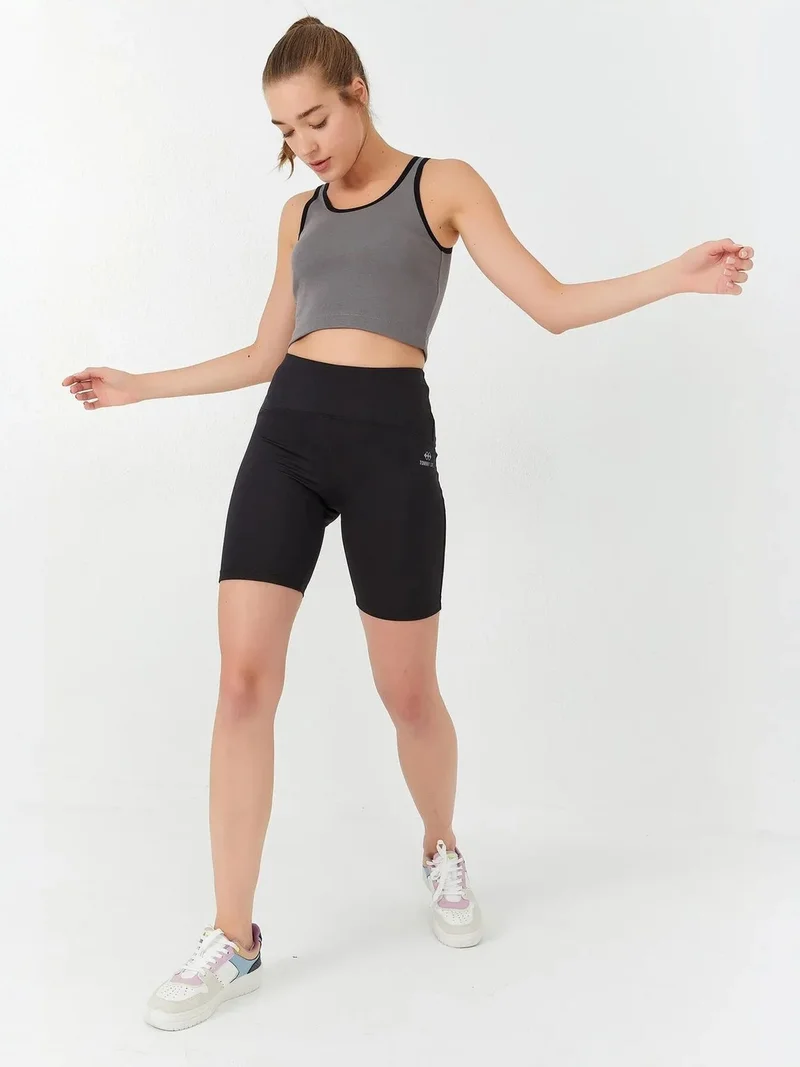 تومي لايف TOMMY Ribbed Sleeveless Crop Top
