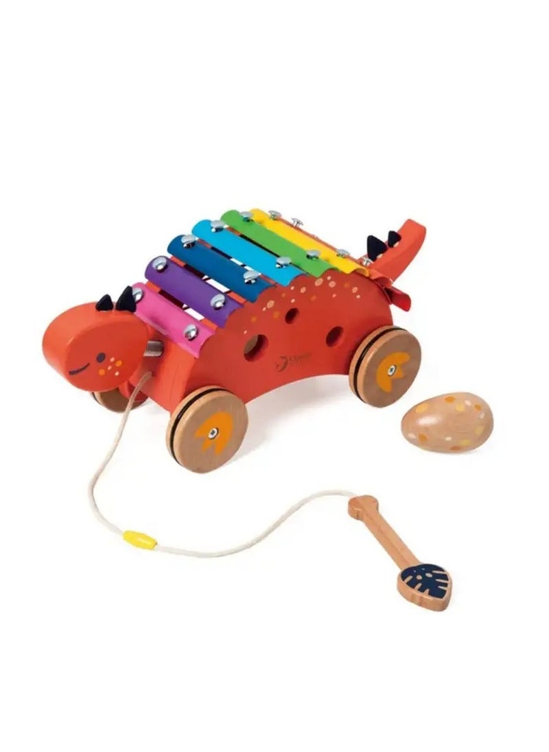 Classic World - Classic World Dinosaur Xylophone - Wooden Xylophone Toy, Dinosaur Music Toy, Early Learning Toy, Kids Musical Instrumen - Image 1