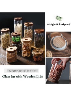 General 3 PCS Airtight Glass Storage Jar Borosilicate Glass Kitchen Canisters Glass Canister for Kitchen Pantry Organization Ideal for Coffee Nuts Cookie (500ml)  - Image 3