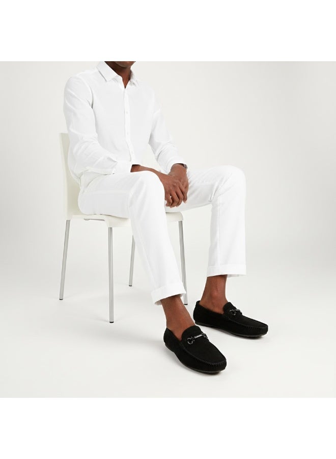 Men's suede loafer shoes – a modern moccasin design with exceptional lightness and comfort for everyday and casual wear. - Image 1