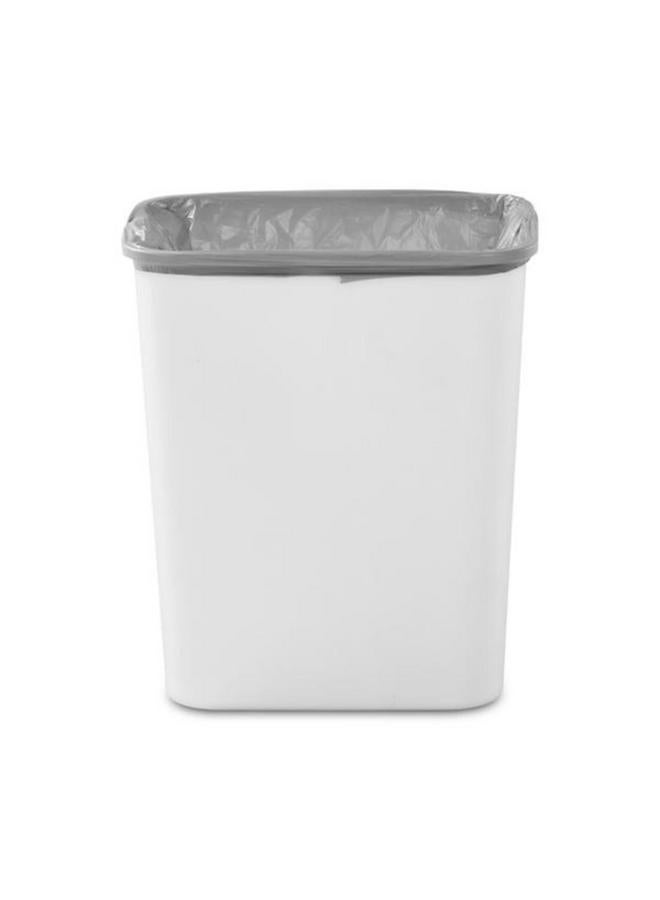 Sterilite Elegant and Modern Design BPA-Free Plastic SwingTop Wastebasket White 7.8 Gallon - Image 3