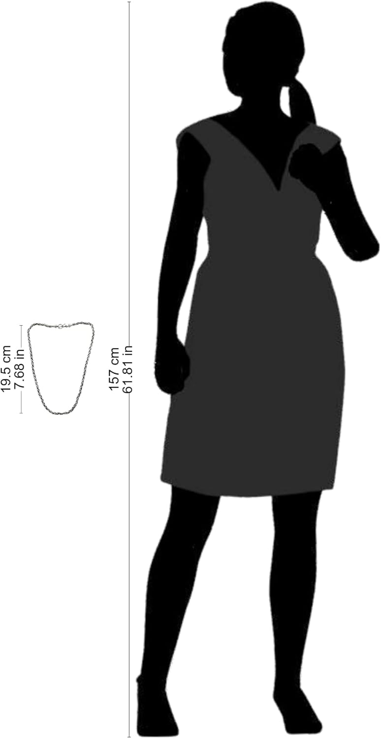 NOVICA .925 Sterling Silver Men's Chain Necklace, 22.25" - Handcrafted Sea Fern Design - Image 2