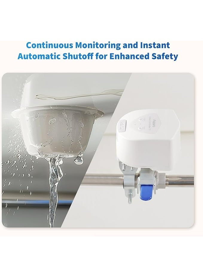 Aqara Smart Valve Controller T1 Matter over Bridge, Requires Aqara Zigbee 3.0 Hub, Combined with Water Leak Detectors for Home, Supports App Remote Control Shutoff, Supports HomeKit,Google - Image 3