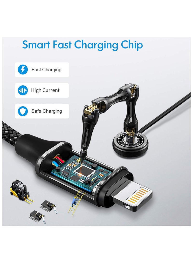 EZRA كابل EZRA USB C إلى Lightning بتقنية PD بقوة 20 واط، شحن سريع ومرن ومتين، DC-286، طول متر واحد - Image 5