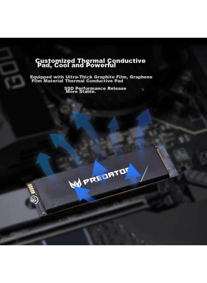 Predator Acer Predator 2tb Ssd, M.2 Interface , Gm7000 Series, Nvme Pcie 4.0 Read Speed 7400mb/s, Ai Computer Storage Accessory - Image 3