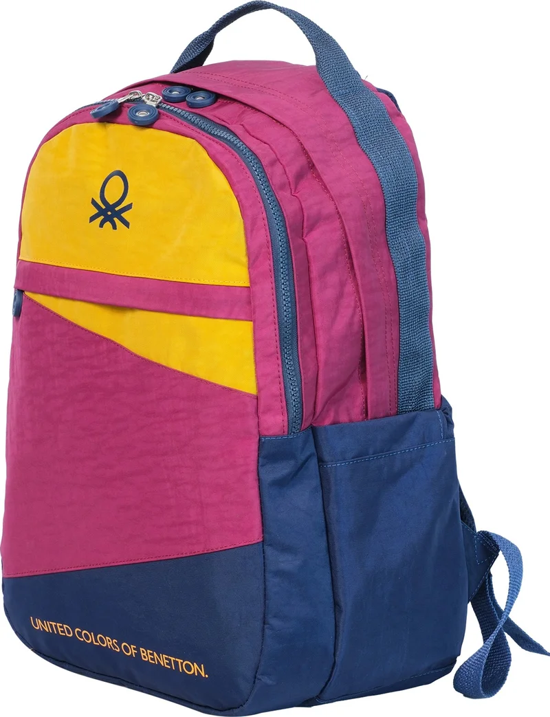 UNITED COLORS OF BENETTON . Color Blocking Unisex Kids Backpack