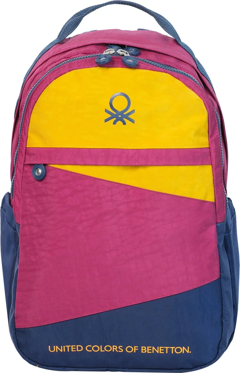 UNITED COLORS OF BENETTON . Color Blocking Unisex Kids Backpack