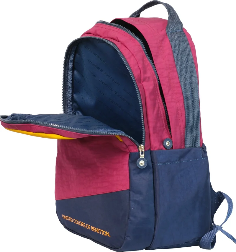 UNITED COLORS OF BENETTON . Color Blocking Unisex Kids Backpack