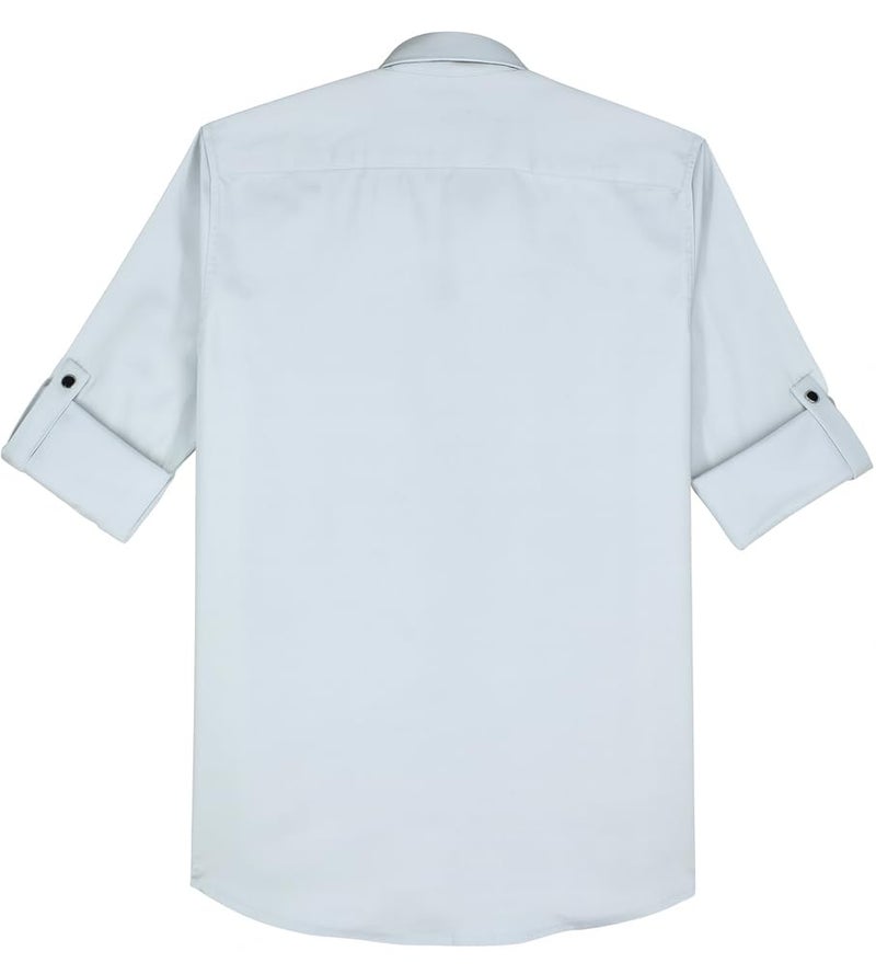 CHARCHIT Boys Full Sleeves Graphic Printed Shirt - Image 4